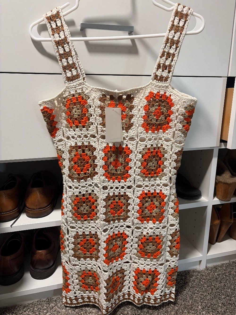 Elan crochet dress from Vici new with tags on it